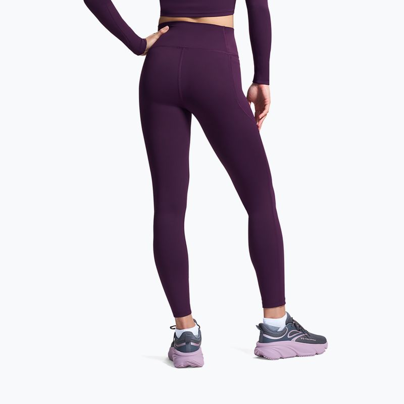 Legginsy treningowe damskie Under Armour Motion Leggings purple echo/mauve pink 3