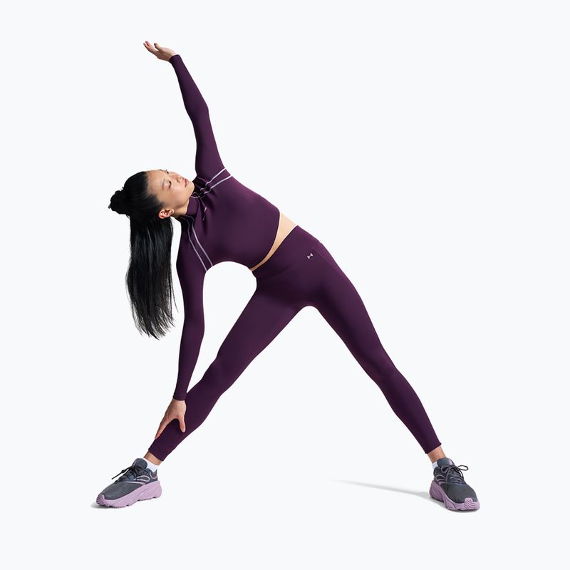 Legginsy treningowe damskie Under Armour Motion Leggings purple echo/mauve pink 4