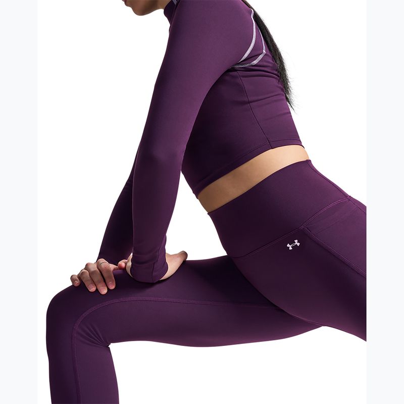 Legginsy treningowe damskie Under Armour Motion Leggings purple echo/mauve pink 7