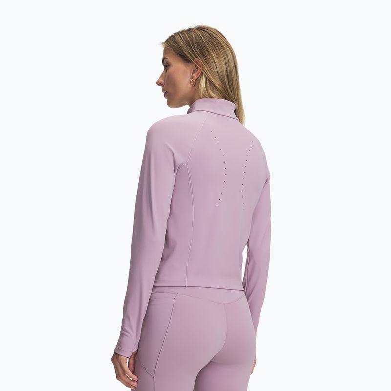 Bluza treningowa damska Under Armour Vanish Elite mauve pink/metallic silver 2