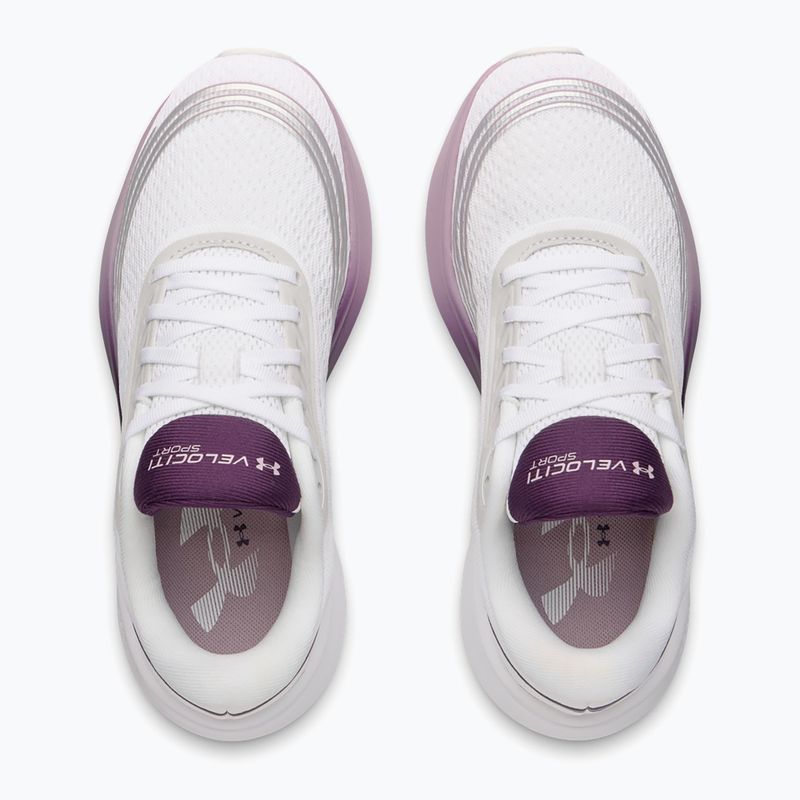 Buty do biegania damskie Under Armour Velociti Sport white/purple echo/mauve pink 3