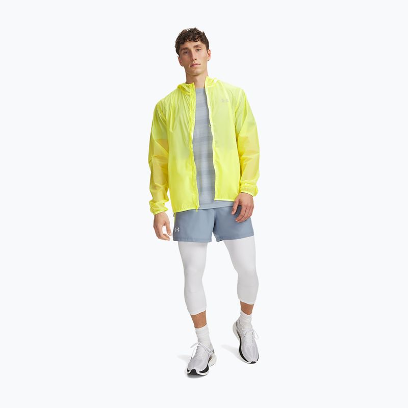 Spodenki do biegania męskie Under Armour Launch 5" Shorts blue wind/flash light/reflective 2