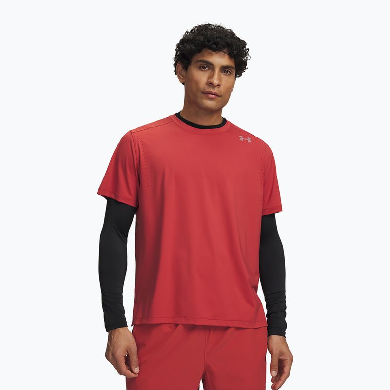 Koszulka do biegania męska Under Armour Velociti Pro SS heritage red/reflective