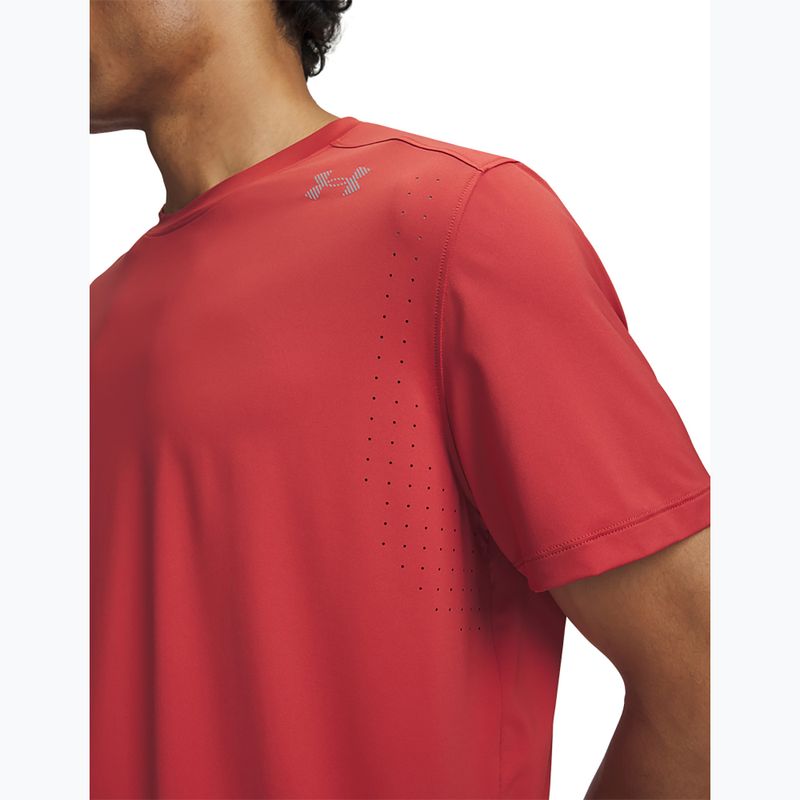 Koszulka do biegania męska Under Armour Velociti Pro SS heritage red/reflective 3