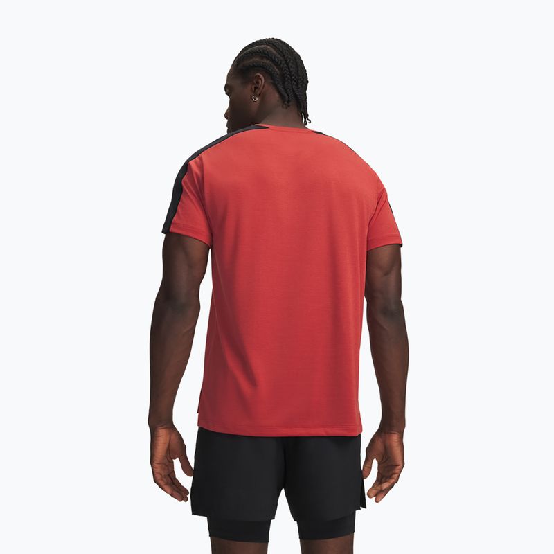 Koszulka do biegania męska Under Armour Velociti Reflect heritage red/black/reflective 2