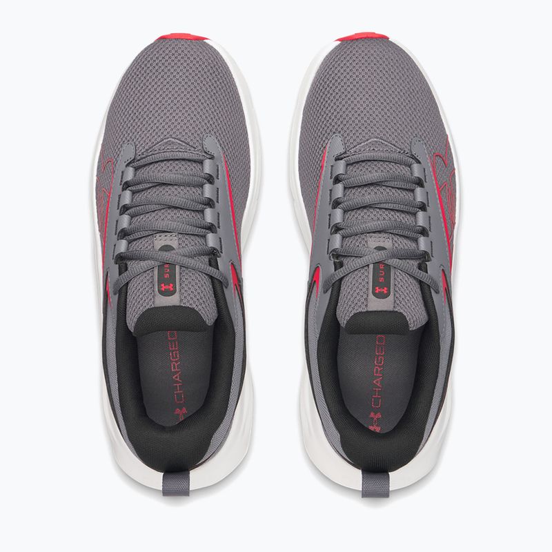 Buty do biegania męskie Under Armour Surge 5 castlerock/distant gray/red 3
