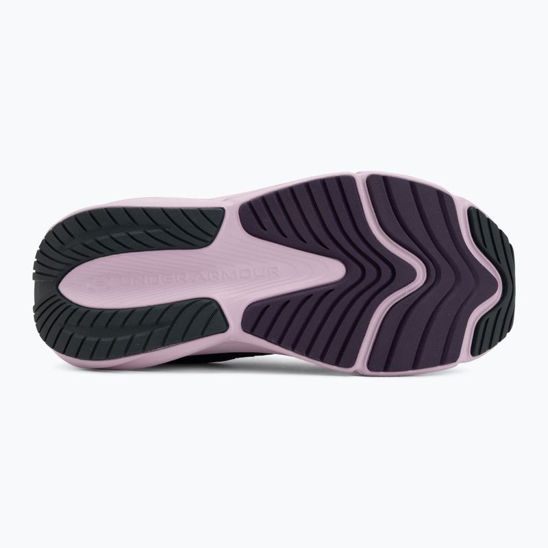 Buty do biegania damskie Under Armour Surge 5 anthracite/mauve pink/purple echo 4