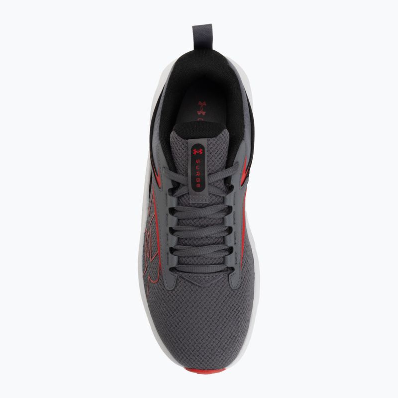 Buty do biegania męskie Under Armour Surge 5 castlerock/distant gray/red 5