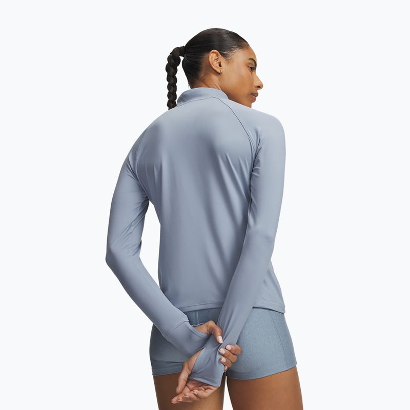 Bluza do biegania damska Under Armour Velociti Half Zip blue wind/reflective 2