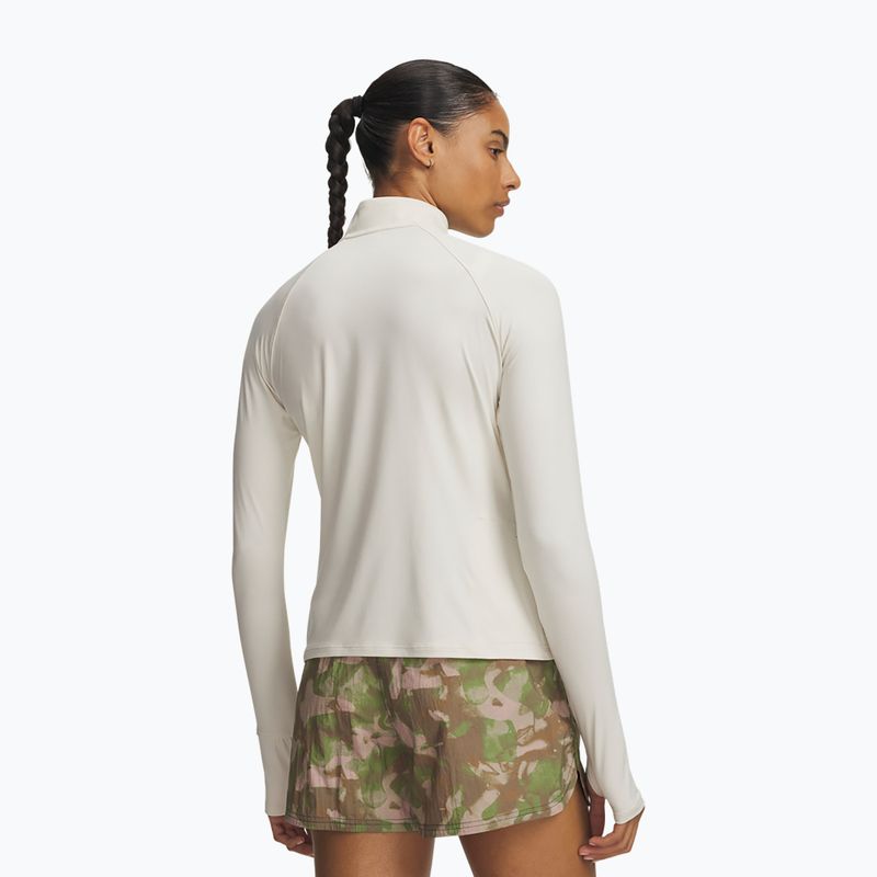 Bluza do biegania damska Under Armour Velociti Half Zip stone/reflective 2