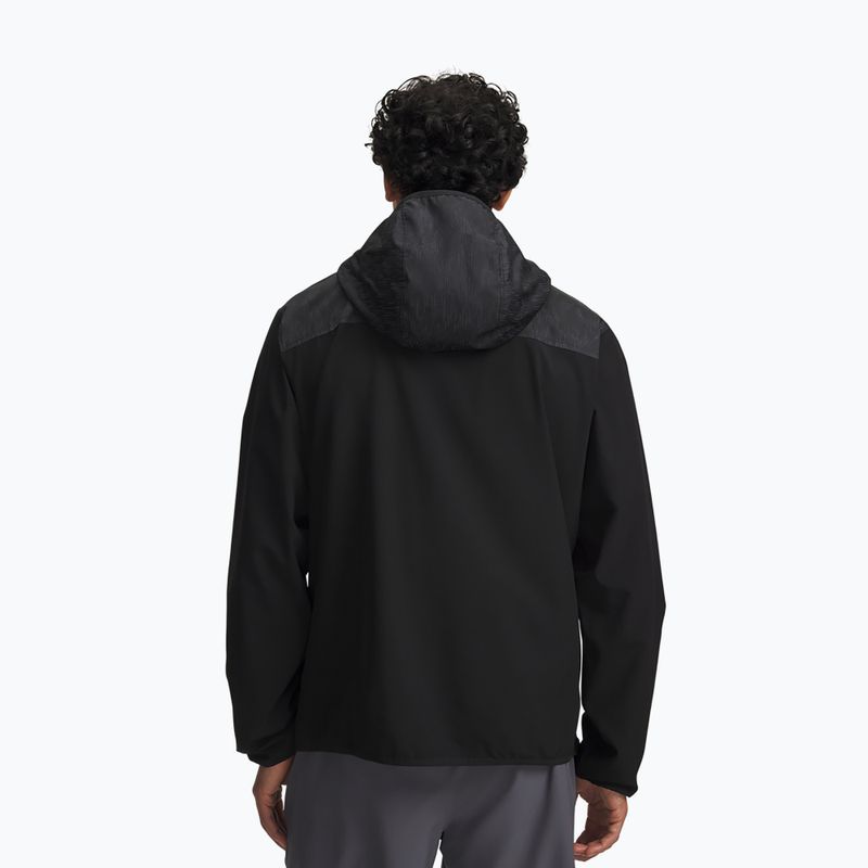 Kurtka do biegania męska Under Armour Velociti Storm Jacket ultimate black/reflective 2