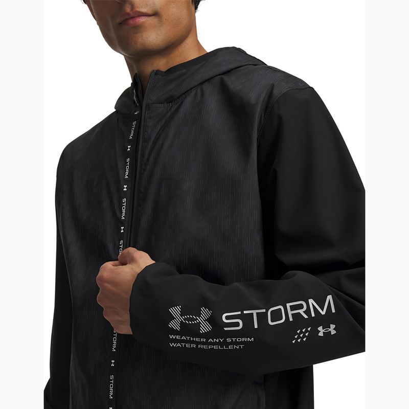 Kurtka do biegania męska Under Armour Velociti Storm Jacket ultimate black/reflective 4