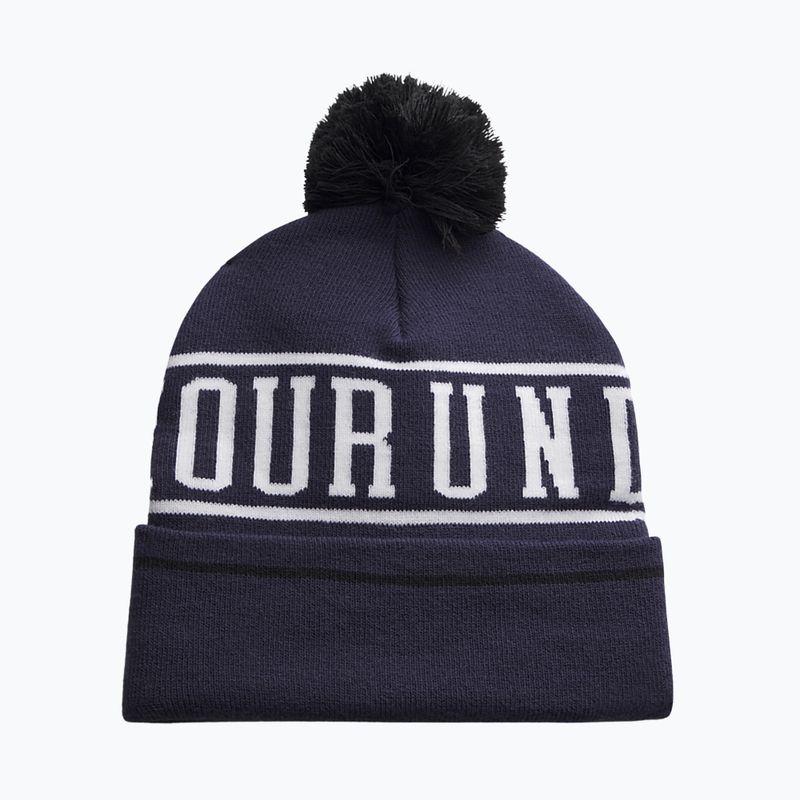Czapka zimowa męska Under Armour Halftime Pom Beanie midnight navy/white/white 2