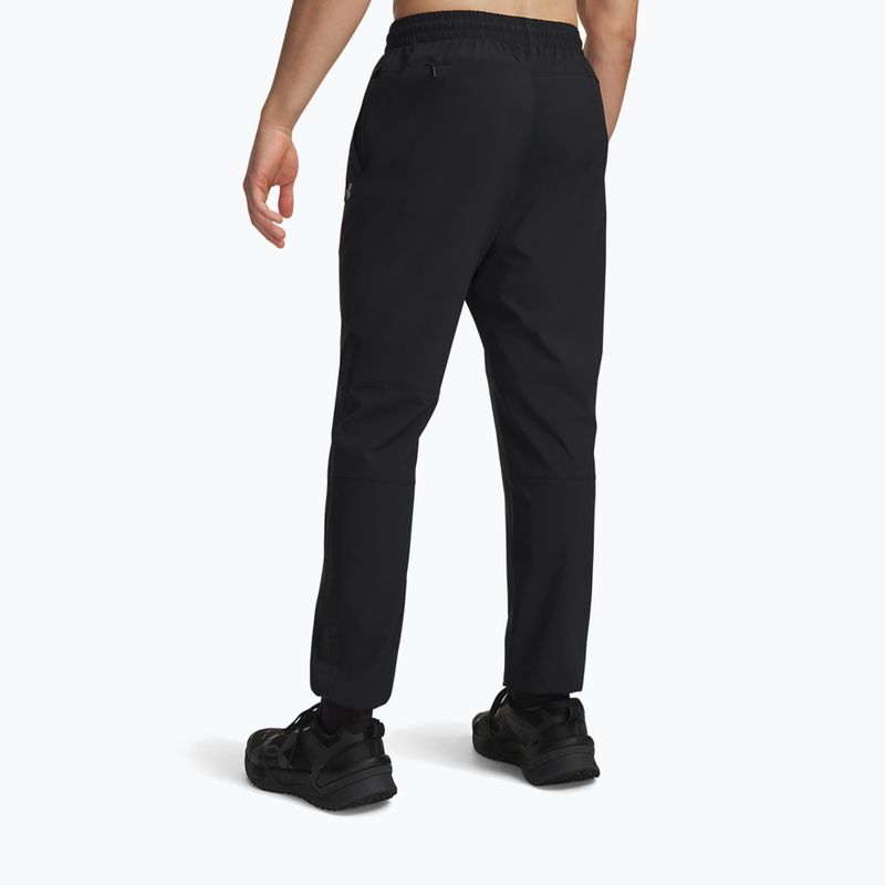 Spodnie treningowe męskie Under Armour Tech Utility Woven Pants black/black/steel 3