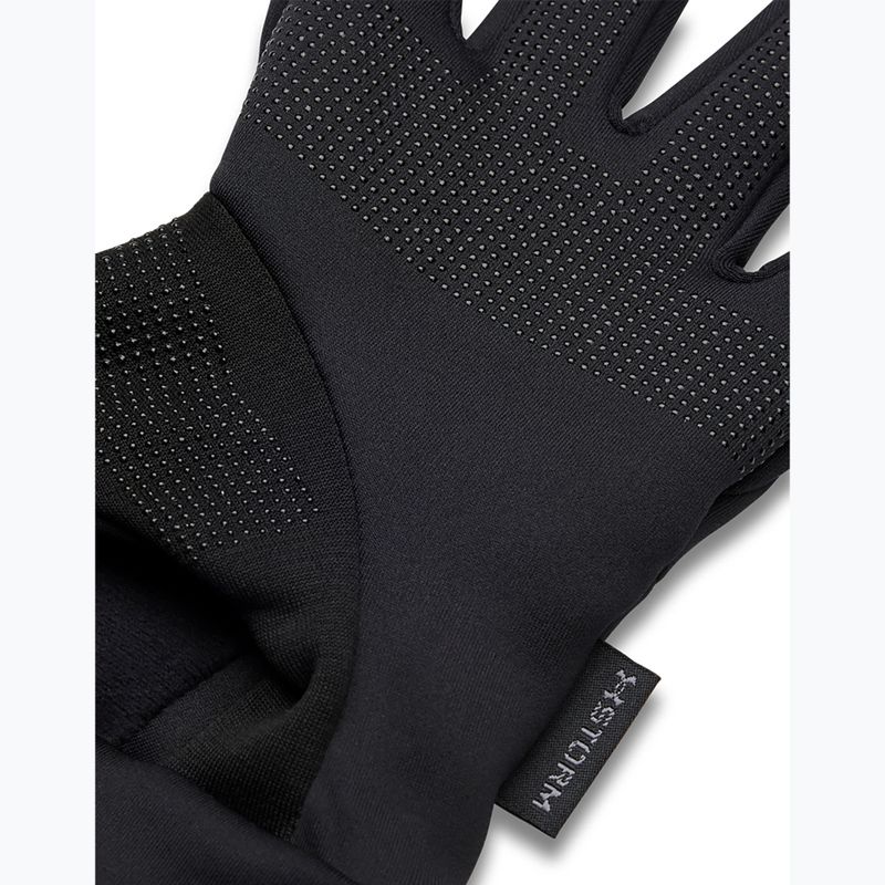 Rękawiczki do biegania męskie Under Armour Velociti Liner black/black/reflective 4