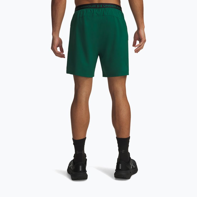 Spodenki treningowe męskie Under Armour Vanish Woven 2.0 Shorts campus ivy/white 3
