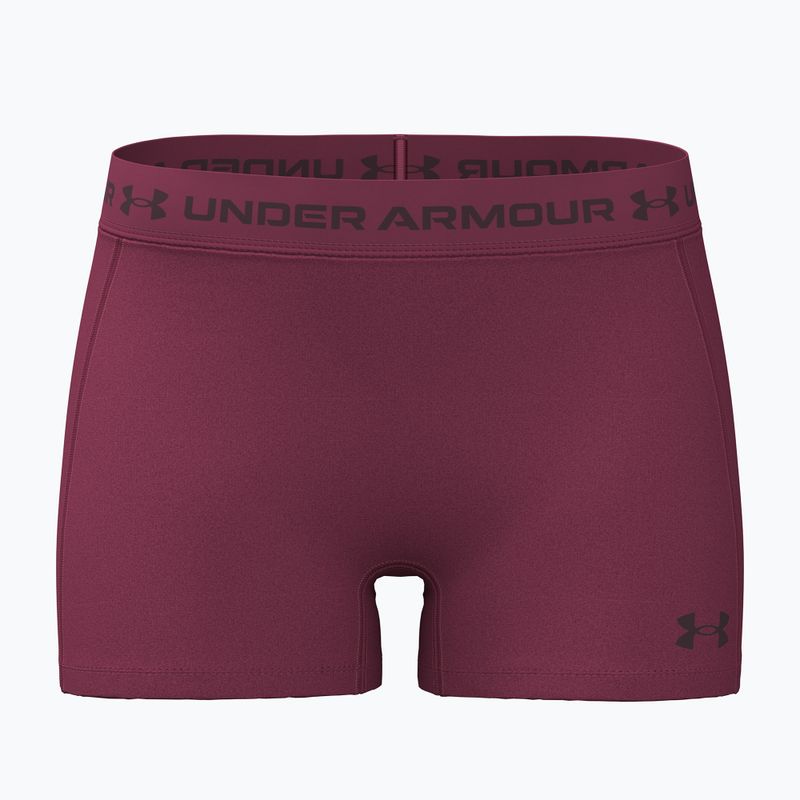 Spodenki treningowe damskie Under Armour HeatGear Shorty claret/ox blood