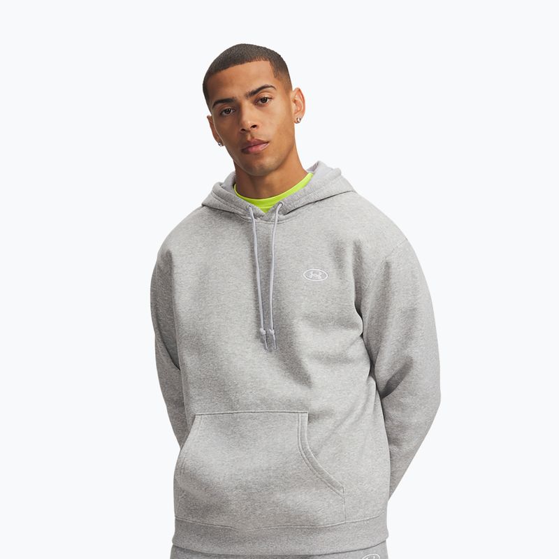 Bluza męska Under Armour Rival Fleece Hoodie mod gray light heather/white