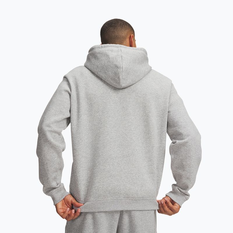 Bluza męska Under Armour Rival Fleece Hoodie mod gray light heather/white 2