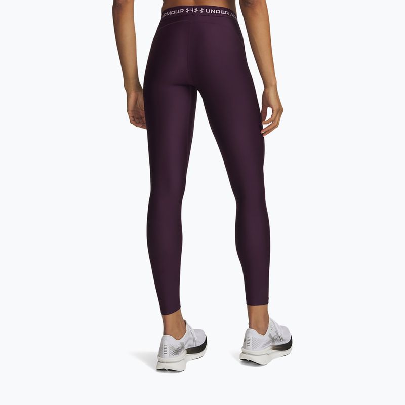 Legginsy treningowe damskie Under Armour HeatGear Leggings purple echo/mauve pink 3