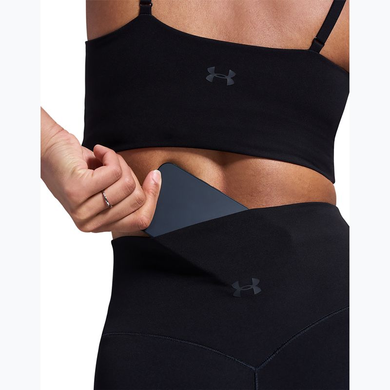 Legginsy treningowe damskie Under Armour Meridian Leggings ultimate black/ultimate black 7