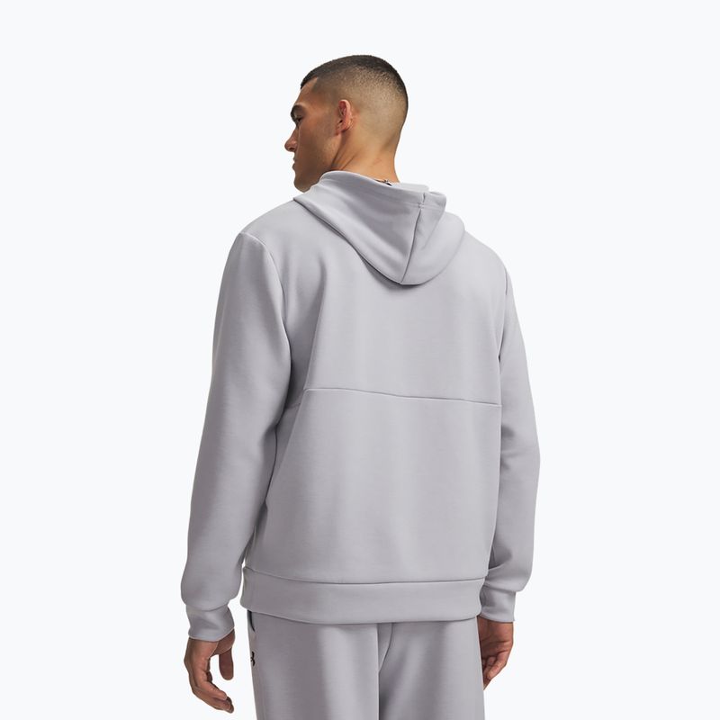 Bluza męska Under Armour Flex Fleece Hoodie mod gray/black 2