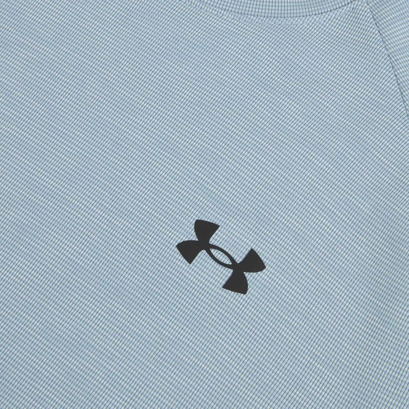 Koszulka treningowa męska Under Armour Tech Textured blue wind/black 3