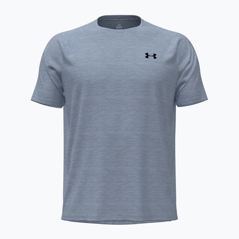 Koszulka treningowa męska Under Armour Tech Textured blue wind/black 5
