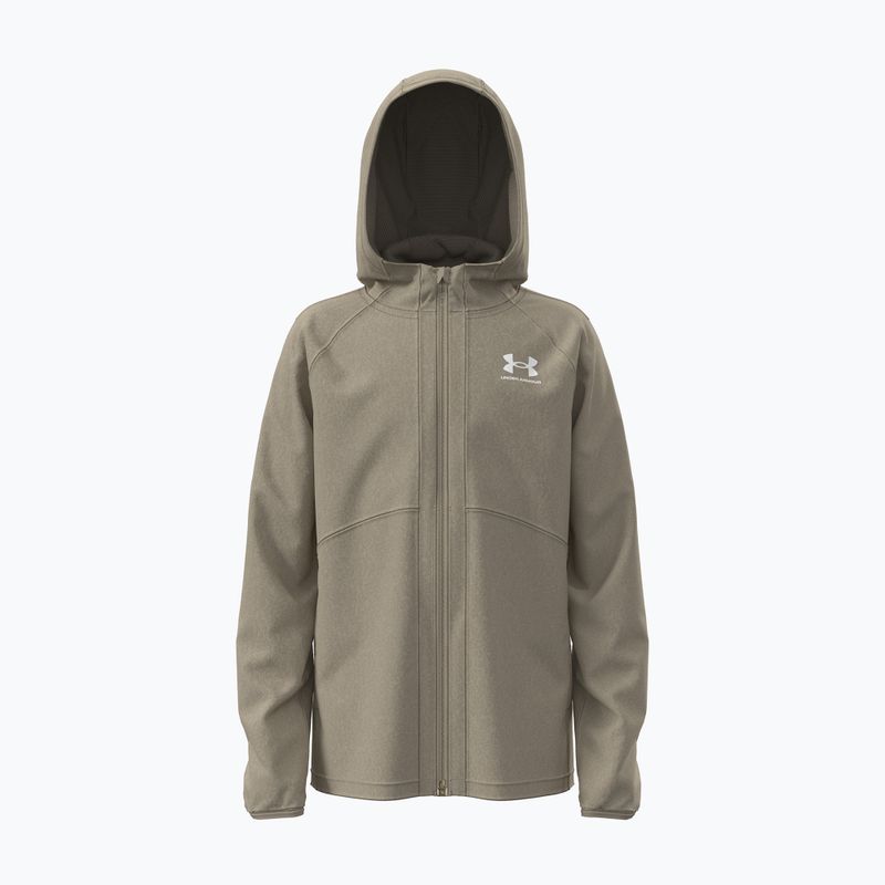 Kurtka treningowa męska Under Armour Vibe Woven Windbreaker Jacket city khaki/white