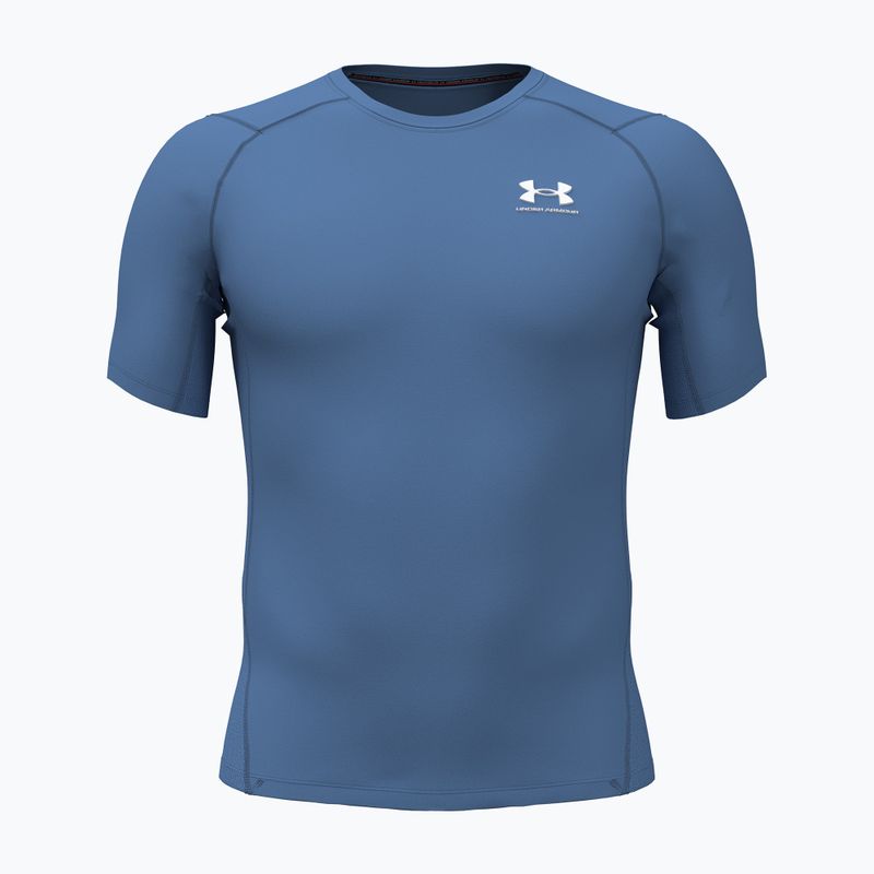 Koszulka treningowa męska Under Armour HG Armour Comp aegean blue/white