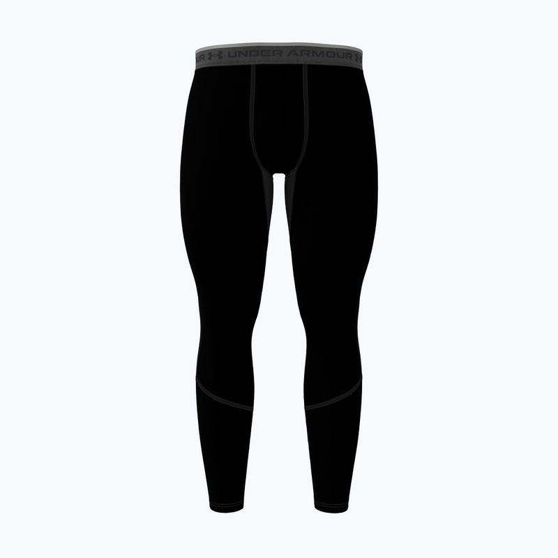 Legginsy treningowe męskie Under Armour Coldgear Elite Leggings ultimate black/ultimate black/Reflective