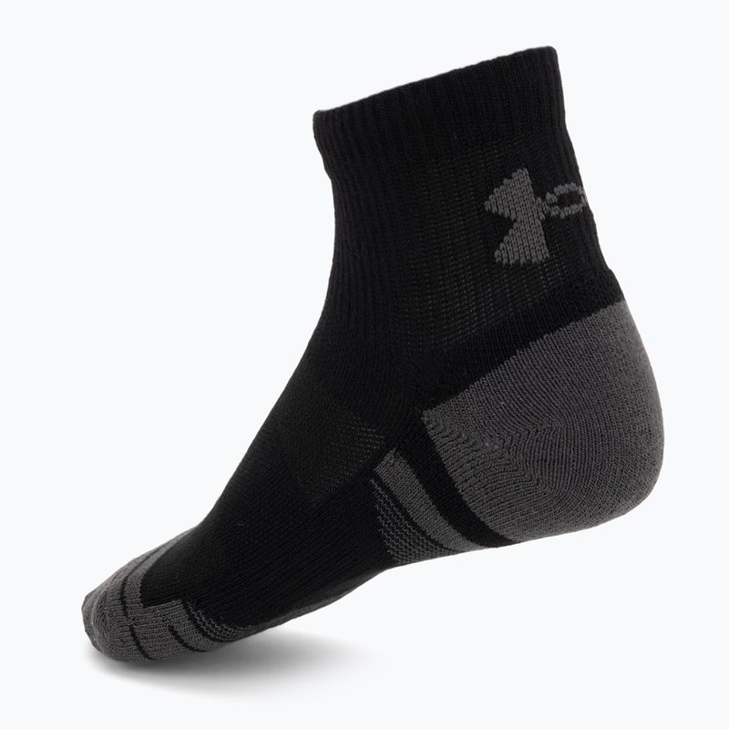 Skarpety Under Armour Perf Tech Qtr 3 pack ultimate black/ultimate black/jet gray 2