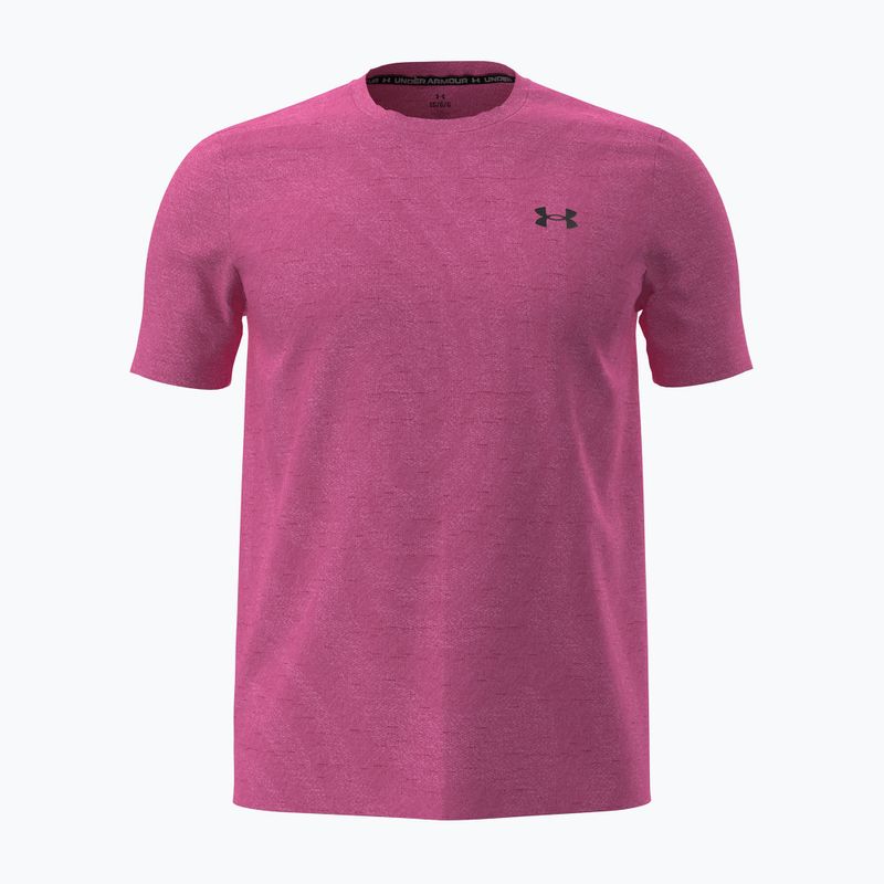 Koszulka treningowa męska Under Armour Vanish Seamless Novelty SS pink frenzy/ultimate black