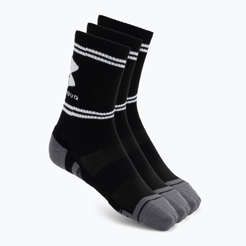 Skarpety Under Armour Perf Tech Nov Crew 3 pack ultimate black/ultimate black/white