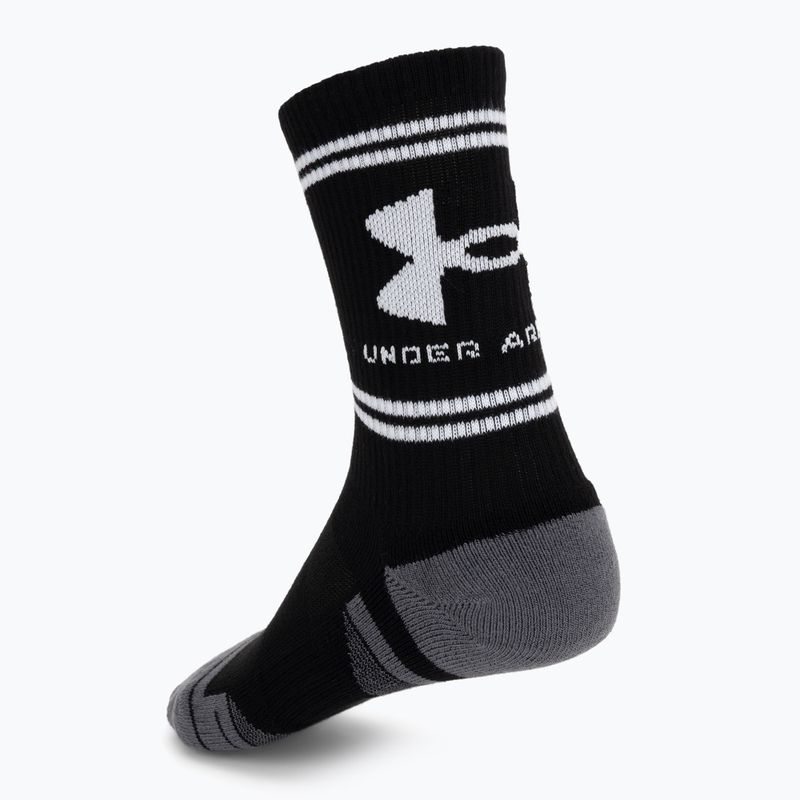 Skarpety Under Armour Perf Tech Nov Crew 3 pack ultimate black/ultimate black/white 2
