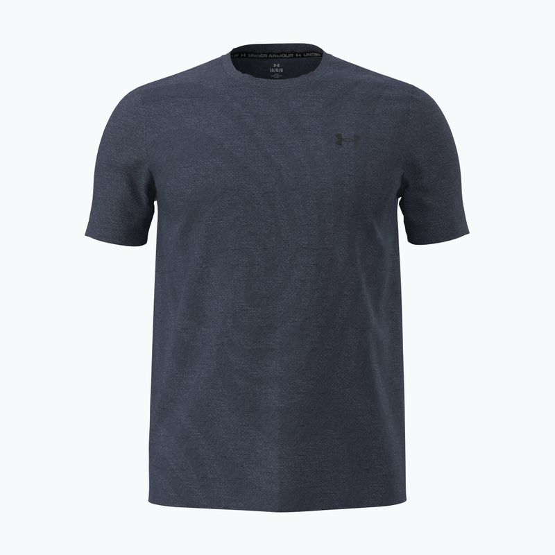 Koszulka treningowa męska Under Armour Vanish Seamless Novelty SS downpour gray/ultimate black