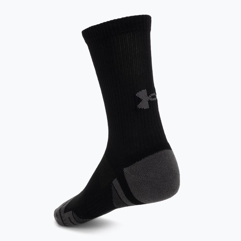 Skarpety Under Armour Perf Tech Crew 3 pack ultimate black/ultimate black/jet gray 2