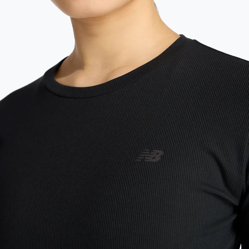 Longsleeve damski New Balance Micro-Rib black 4