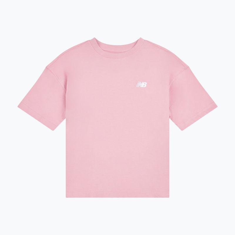 Koszulka dziecięca New Balance Jersey Small Logo Tee pink taffy 6