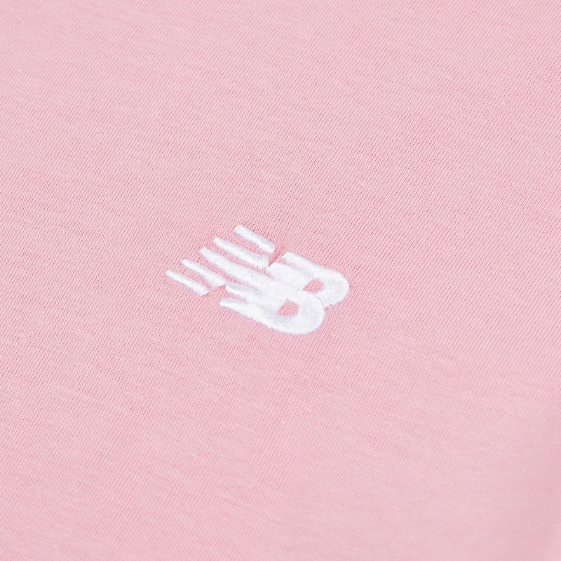 Koszulka dziecięca New Balance Jersey Small Logo Tee pink taffy 8
