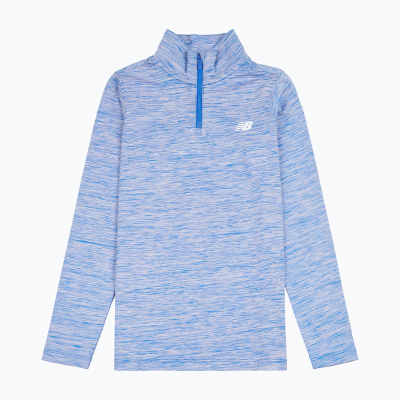 Bluza dziecięca New Balance Athletics Quarter Zip Funnel blue gemstone 6