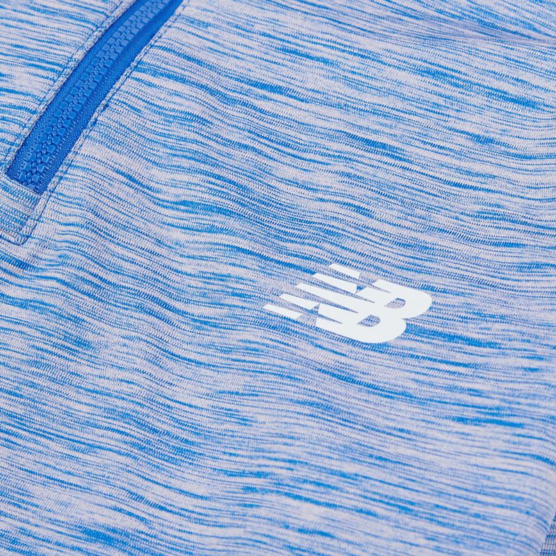 Bluza dziecięca New Balance Athletics Quarter Zip Funnel blue gemstone 8