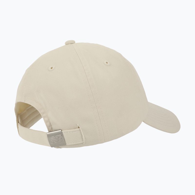 Czapka z daszkiem damska New Balance 6 Panel Linear Logo linen lin 2