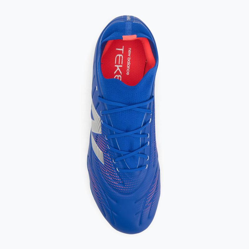 Buty do piłki nożnej New Balance Tekela Team Low V5 FG blue 5