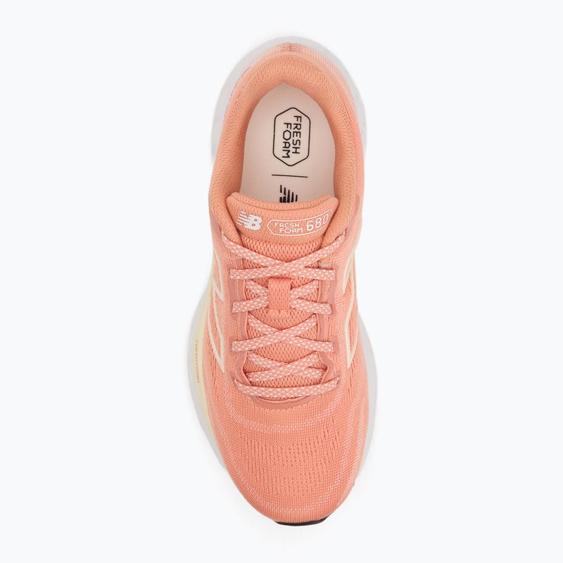 Buty do biegania damskie New Balance Fresh Foam 680 v8 peach nectar 5