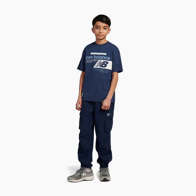 Koszulka dziecięca New Balance Authentic Brand Players Graphic Tee nb navy 2