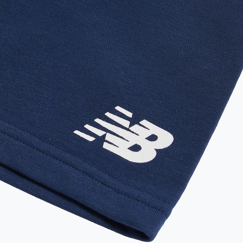 Komplet dziecięcy New Balance Stacked Logo Tee & FT Short nb bright white 12