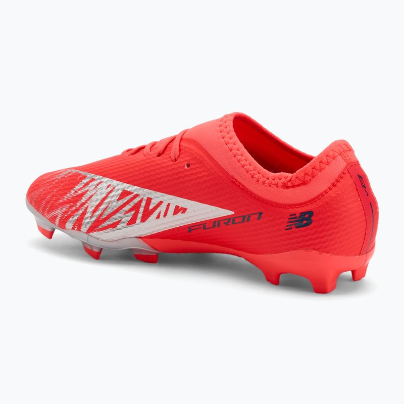 Buty piłkarskie dziecięce New Balance Furon Team V8 Jr FG red 3