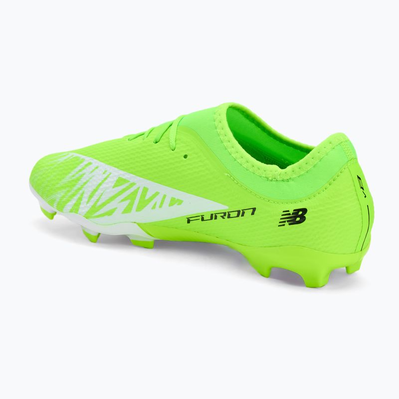 Buty piłkarskie dziecięce New Balance Furon Team V8 Jr FG green 3