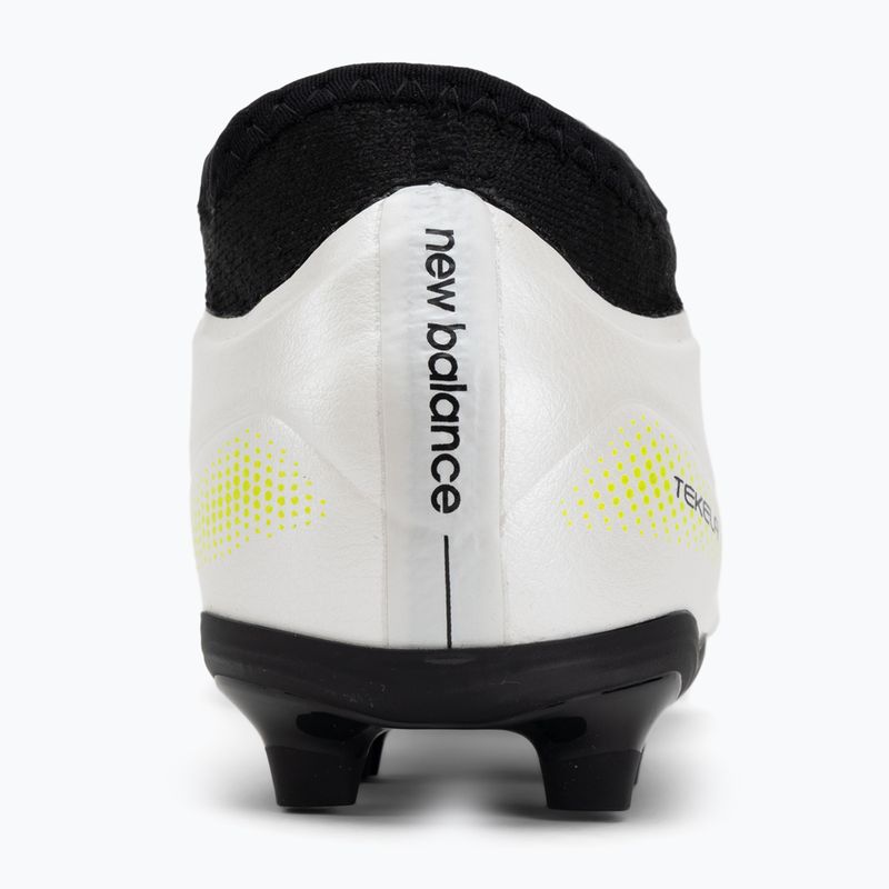 Buty do piłki nożnej dziecięce New Balance Tekela Team Low JR FG white 6